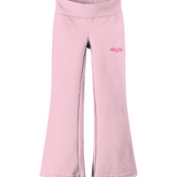 Leggings rosa a zampa con logo stampato | Mousse Kids
