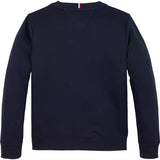 Felpa blu navy con logo frontale | Tommy Hilfiger