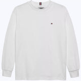 Maglia bianca a maniche lunghe con logo | Tommy Hilfiger
